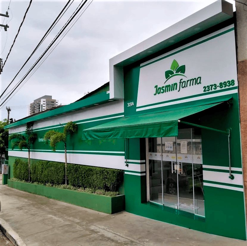 Fachada da Jasmin Farma na R. Dona Matilde, 319A, Vila Matilde